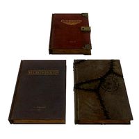 Low Poly Rigged Necronomicon Book Model Pack With PBR Materials