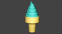 Simple Minty Soft Serve