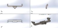 NISSAN PATROL Y61 FRONT RECOVERY POINT AND REAR TOW BAR