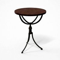 Viola End Table wood finish