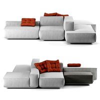 Marechiaro system MH12 modular sofa by Arflex Italia