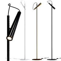 Magneto floor black lamp by Foscarini