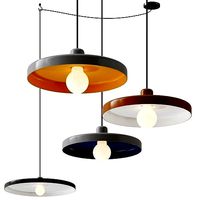 Disk hanging pendant lamp by tossB