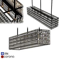 Adeline Crystal Rectangular Chandelier