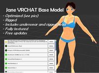 Jane Female VRCHAT Base Model