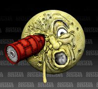 A Trip to The Moon V2 Magnet - GEORGES MELIES 1902