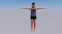 MAN RIGGED HUMAN MODEL