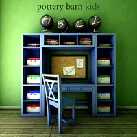 PotteryBarn Preston Desk  Storage Wall System