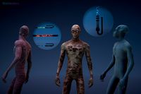 Alien (Different Skins) and Glowing Sword