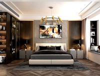 Modern Bedroom Interior Scene 13
