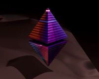 Ethereum mineral with glow and lips