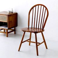 ANDRA wooden chair Acacia Natural