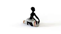 Figurine African with a drum