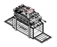 Sheet metal model Tank TIGR