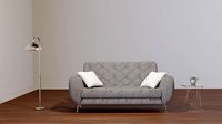 Complete living room scenario - Sofa airmchair lamp and sidetable