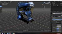 The helmet of the Miner of the future is fantastic