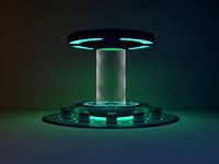 Futuristic Scifi furniture office-bar