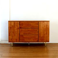 Brownie gold console type wooden cabinet 1200