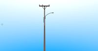 Vintage lamp post 002