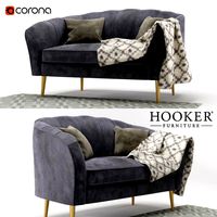 Cynthia Rowley for Hooker Furniture Living Room Gigi Settee