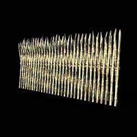 BAMBOO PALISADE WALLS FENCE SURVIVAL FORT GUARD AAA CONSTRUCTION