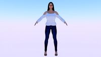 Woman in Casual Clothes 07
