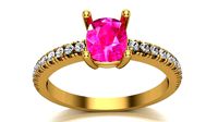 Oval ring