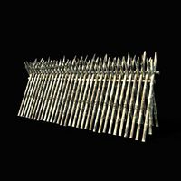 BAMBOO PALISADE FENCE WALLS SURVIVAL GUARD FORT CONSTRUCTION AAA