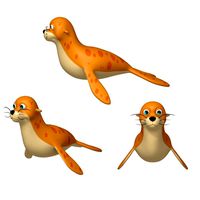 Seal cartoon