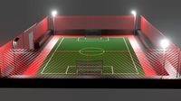 Street football court