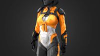 Sci-fi female outfit