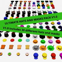 Ultimate Hats and Masks Pack V1