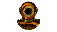 Old scuba helmet