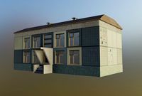 Post-apocalypse Soviet house