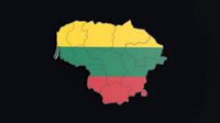 Political Map of Lithuania