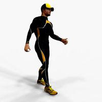 Athlete Man animated