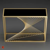 Medardo Console black glass