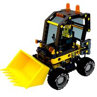 Lego Bulldozer and worker
