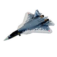 Sukhoi SU-57 Felon lowpoly jet fighter