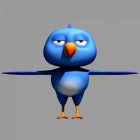 Cartoon Bird Parrot Chicken