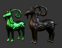 Sheep Decoration handicraft modern Statue Sculpture