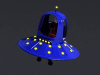 Cartoons saucers ships flying machines round UFO cockpits