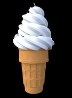 White ice cream