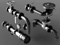 Water pipes industrial valves chemical motor valves