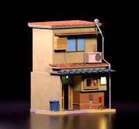 Japanese suburban townhouse