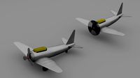Low poly plane