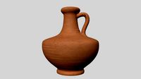 Antique clay jug 02