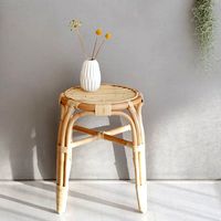 PASAR round stool 45 rattan CR0025