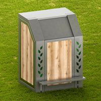 Outdoor trash can 5 models