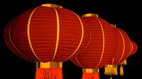 4 Chinese traditional lamps